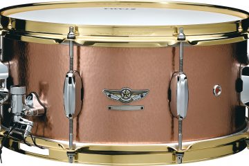 Tama hand-hammered copper snare